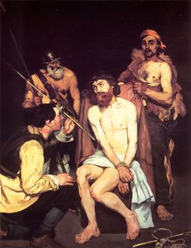 Edouard Manet : Jesus Mocked by the Soldiers